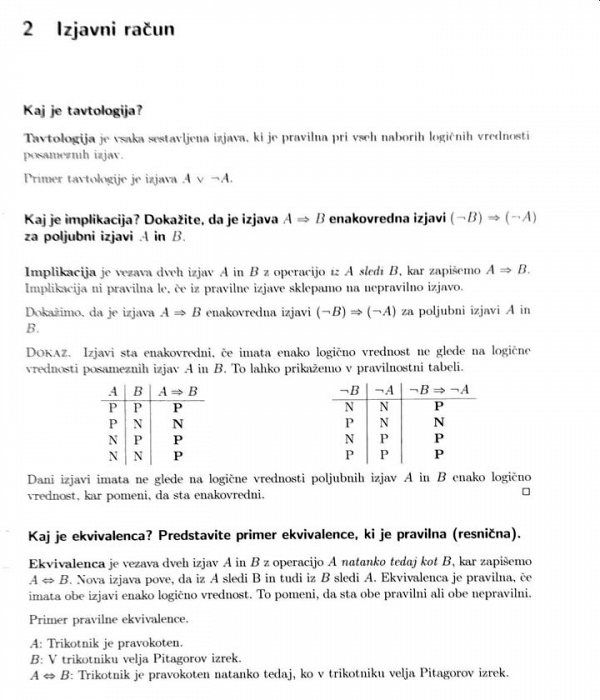 Matematika na splošni maturi (višja raven)