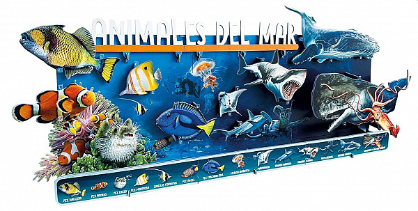 Morske živali (Sestavi svojo dioramo)