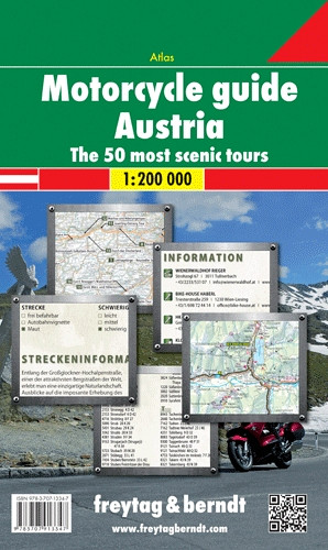 Motoristična karta - Österreich – Die 50 schönsten Touren (v NEM jeziku!)