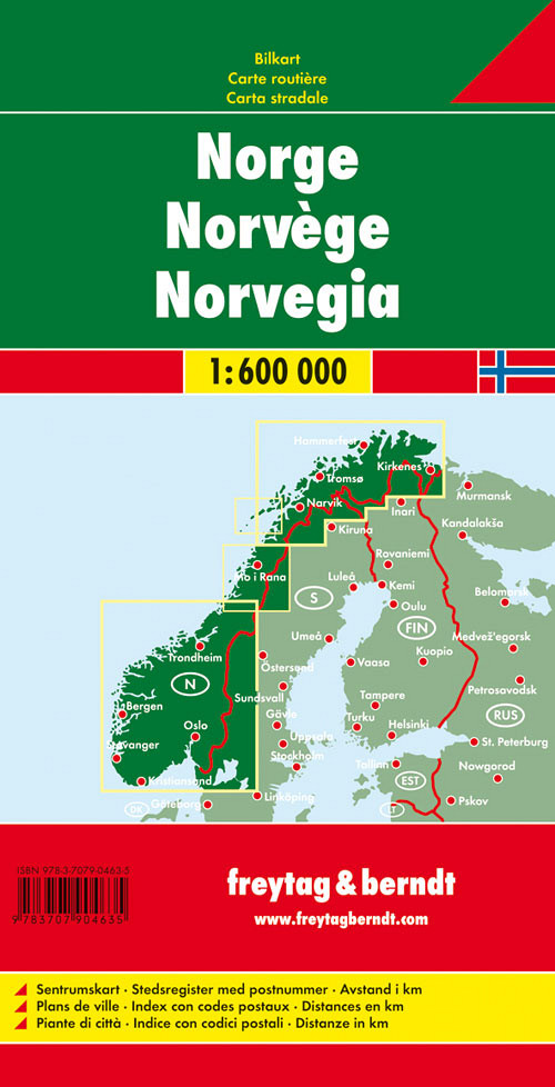 Norveška 1:600.000