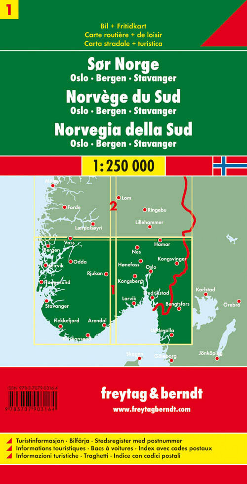 Norveška jug 1:250 000