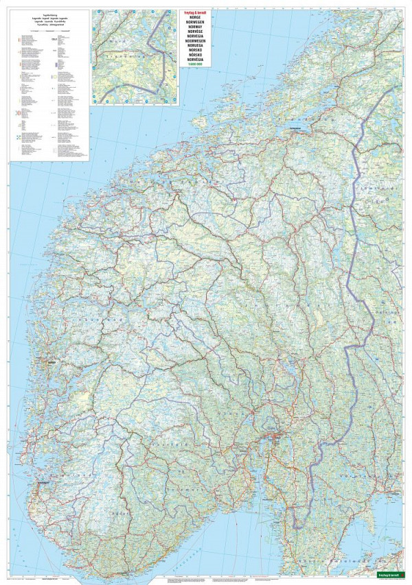 Norveška 1:600.000 (Nova)