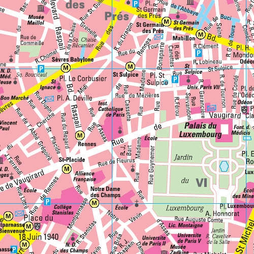 Pariz 1:13.000 (mestna karta)