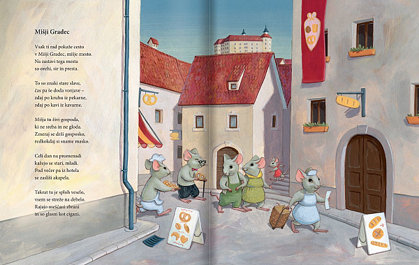 Pesmi o Mišku in Belamiški (slikanica s QR kodo)