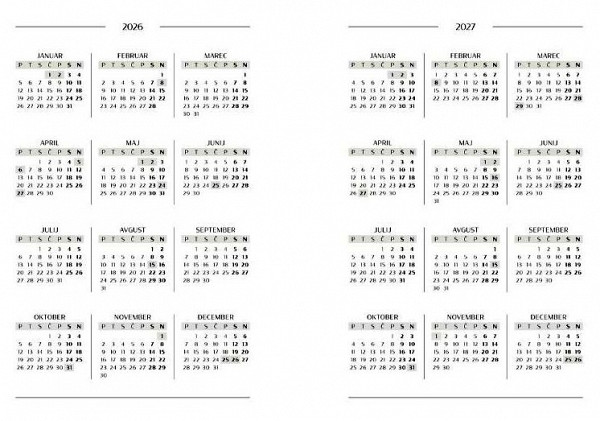 Letni planer: Midnight Blue (nedatiran planer)