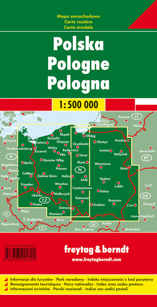 Poljska 1:500.000