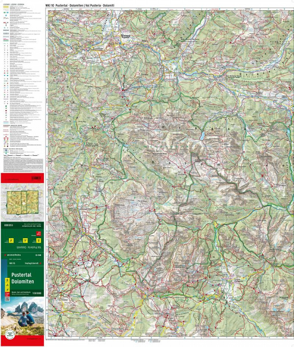 Pustertal - Dolomiti 1:50.000
