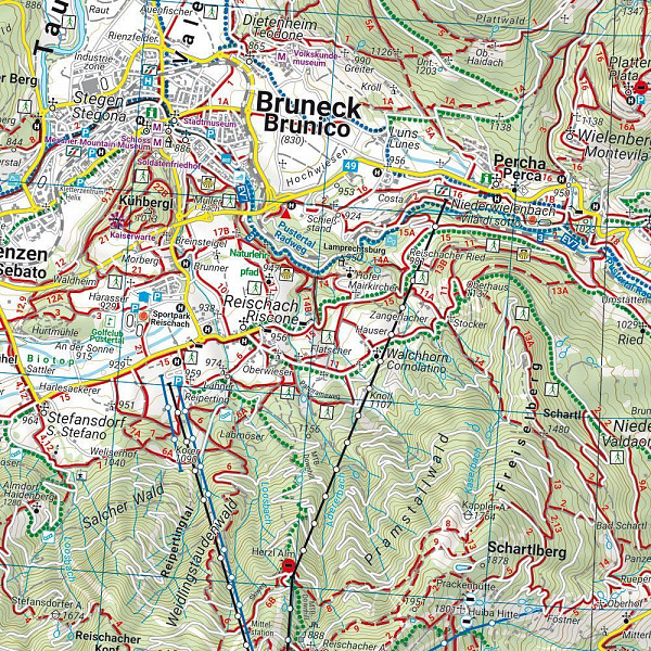 Pustertal - Dolomiti 1:50.000