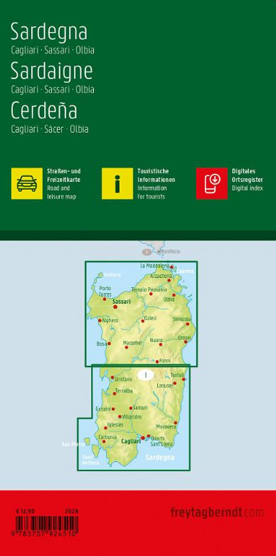Sardinija 1:150 000 (Top Tips)