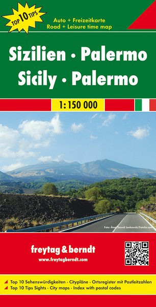 Sicilija-Palermo 1:150.000 (Top 10 znamenitosti)