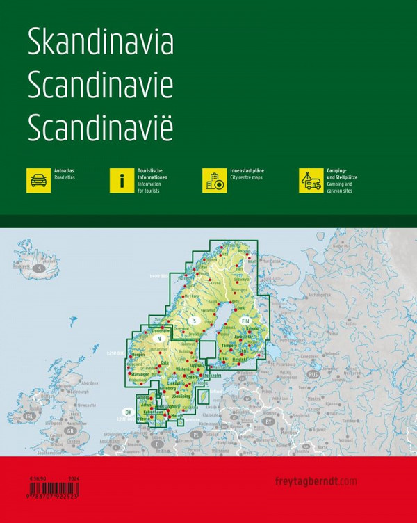 Skandinavija - Veliki avtoatlas