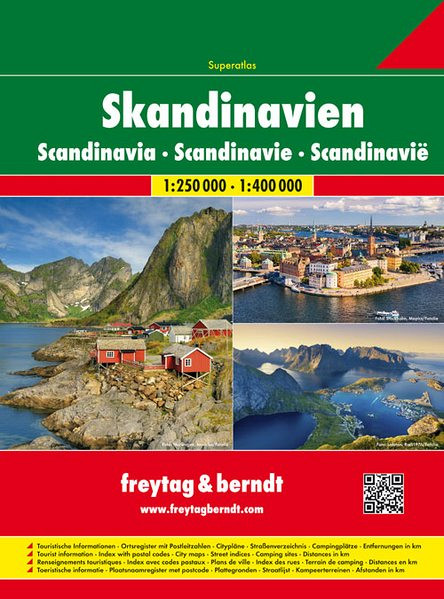 Skandinavija 1:250.000 – 1:400.000 (Superatlas)
