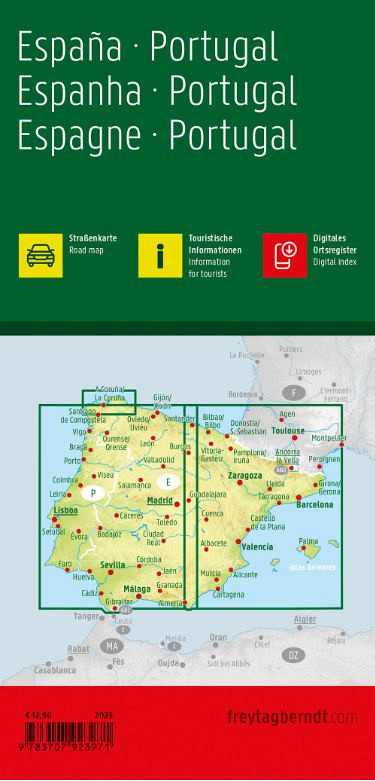 Španija - Portugalska 1:700.000
