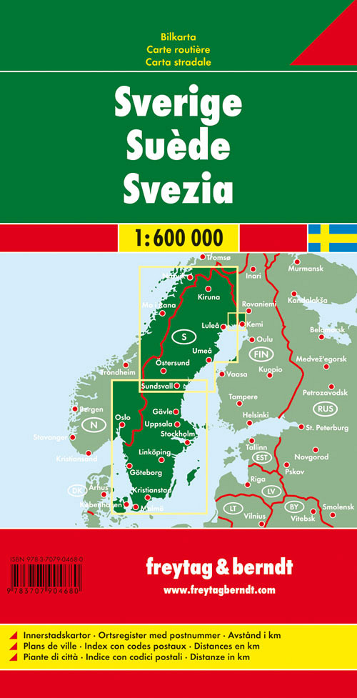 Švedska 1:600.000