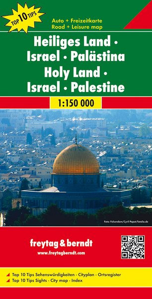 Sveta dežela - Izrael, Palestina 1:150.000 (Top 10 znamenitosti)
