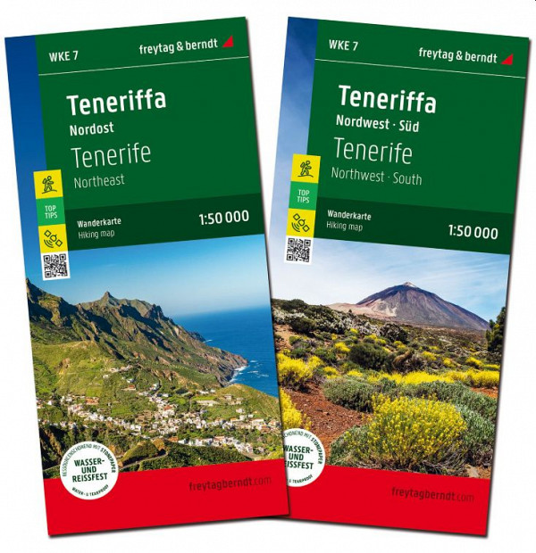 Tenerifi 1:50.000 (Komplet 2 kart)