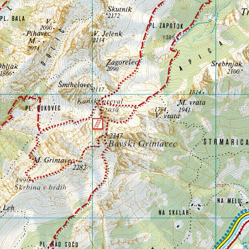 Triglavski narodni park 1:35 000 (turistična karta)