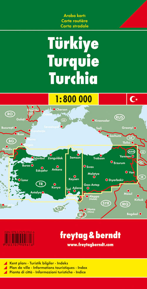 Turčija 1:800.000
