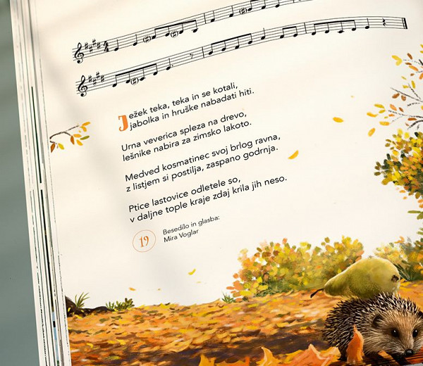 Najlepše pesmice za vse letne čase (Glasbena knjiga + CD)