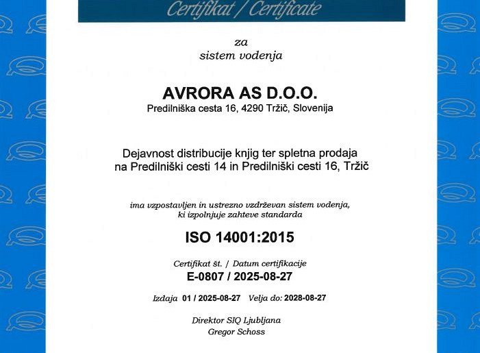 Certifikat za kakovost poslovanja